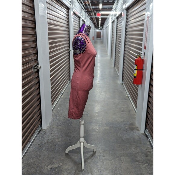 Crave Fame NWT Size Large Pink Mini Dress - Cinched Waisted and Cut out Design - Picture 3 of 7